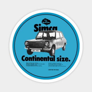 SIMCA 1100LS - advert Magnet